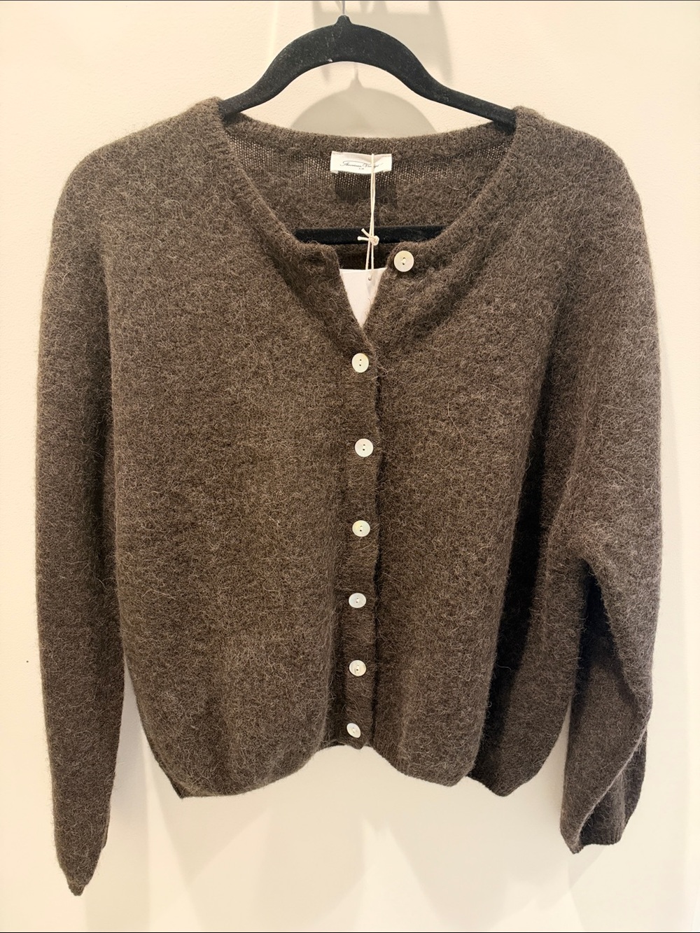 American Vintage Brown Button-Front Cardigan